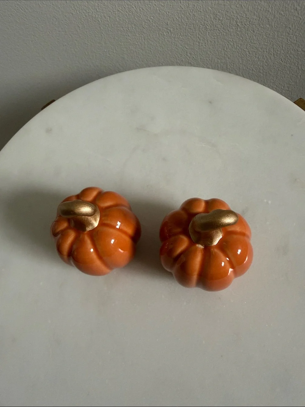 2026 Target Bullseye Playground Small Ceramic Pumpkin, set of 2